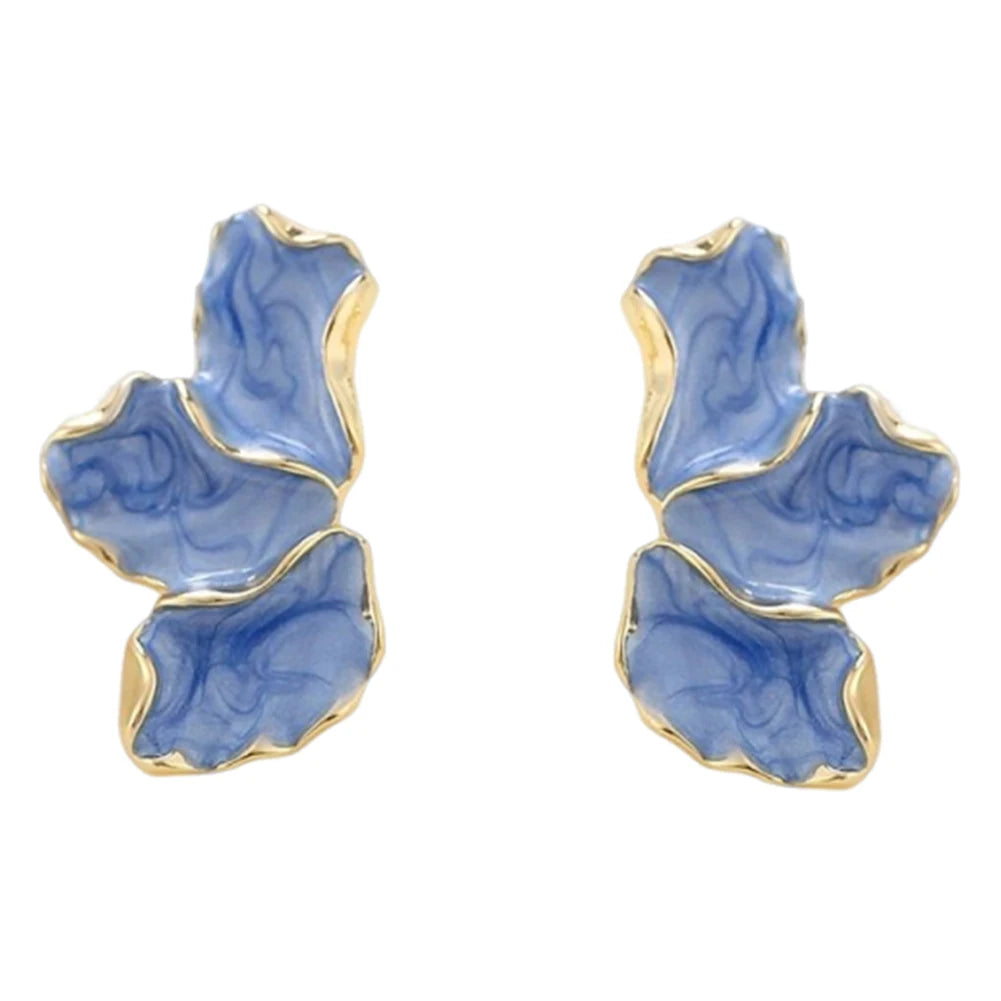 BloomSculpt Petal Drop Earrings