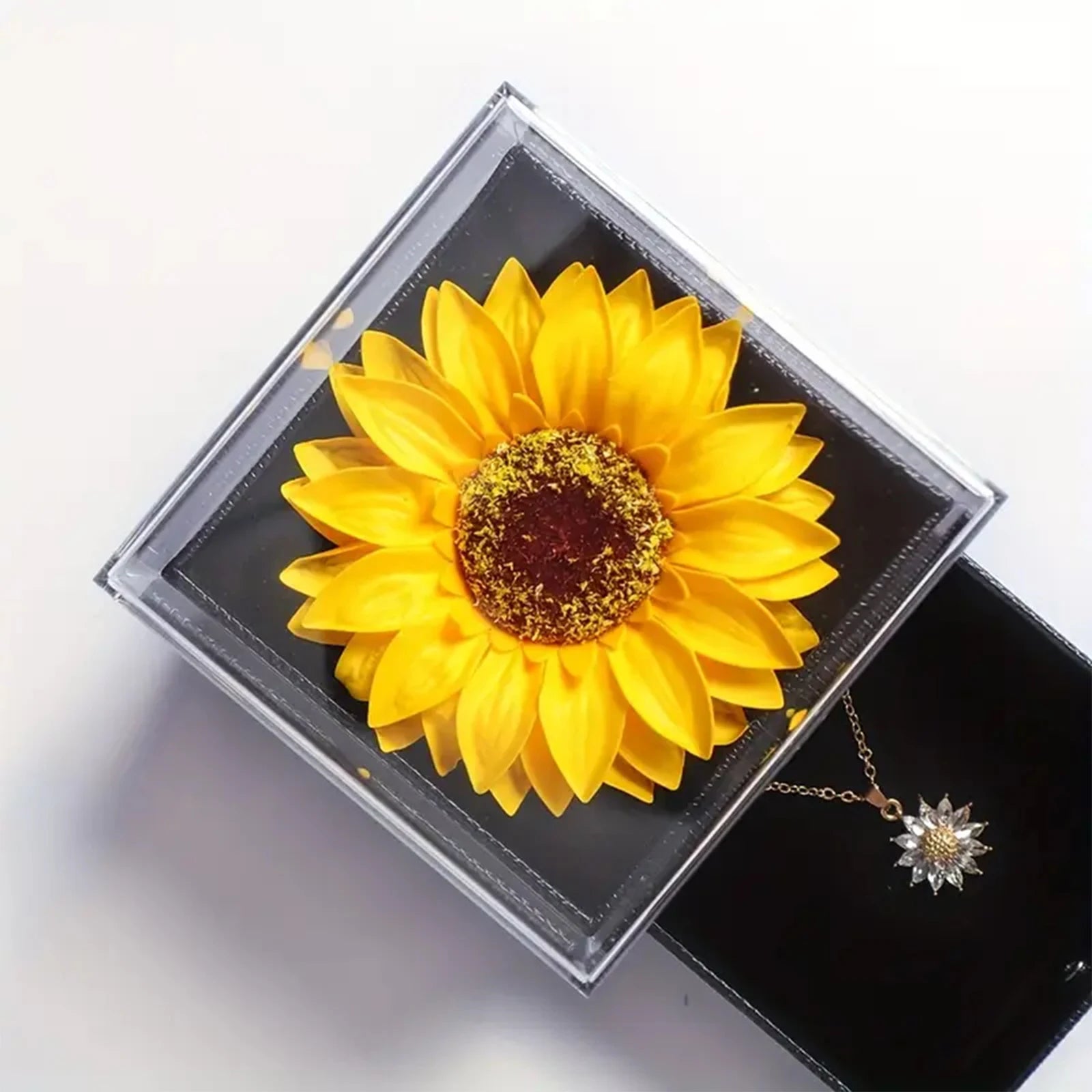 Sunflower Elegance Necklace Box