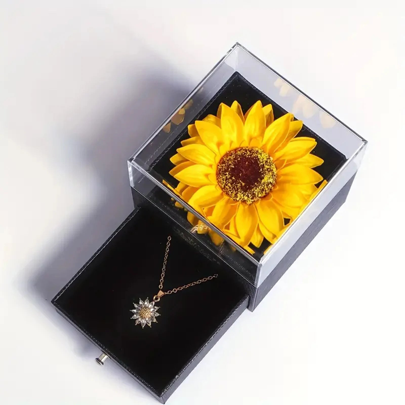 Sunflower Elegance Necklace Box