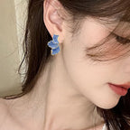 BloomSculpt Petal Drop Earrings