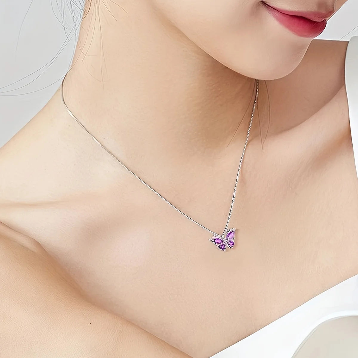 Enchanted Rose & Butterfly Jewelry Set