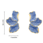 BloomSculpt Petal Drop Earrings