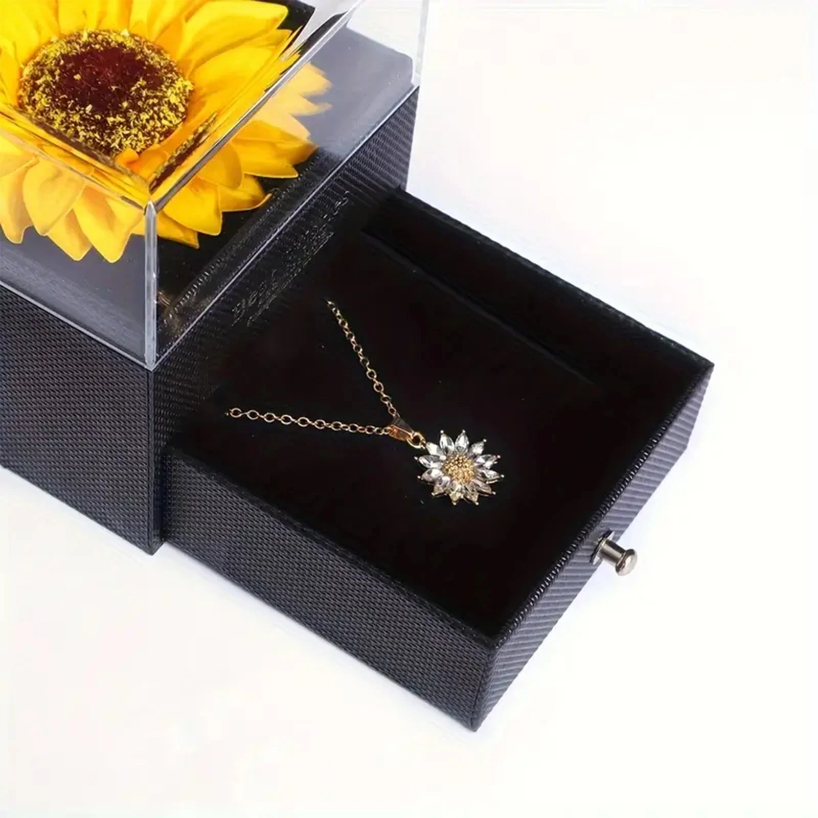 Sunflower Elegance Necklace Box