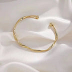 Modern Curve Elegance Adjustable Bracelet